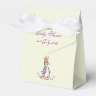 Custom Name Peter the Rabbit Baby Shower Favour Box