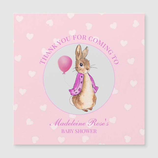 Custom Name Peter the rabbit Thank you (Front)