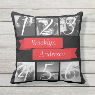 Custom Name Photo Create Your Own Cushion