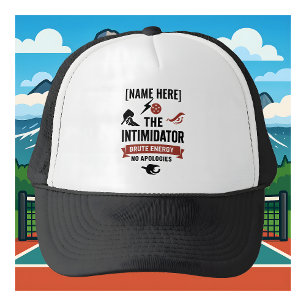Custom Name Pickleball Trucker Hat The Intimidator