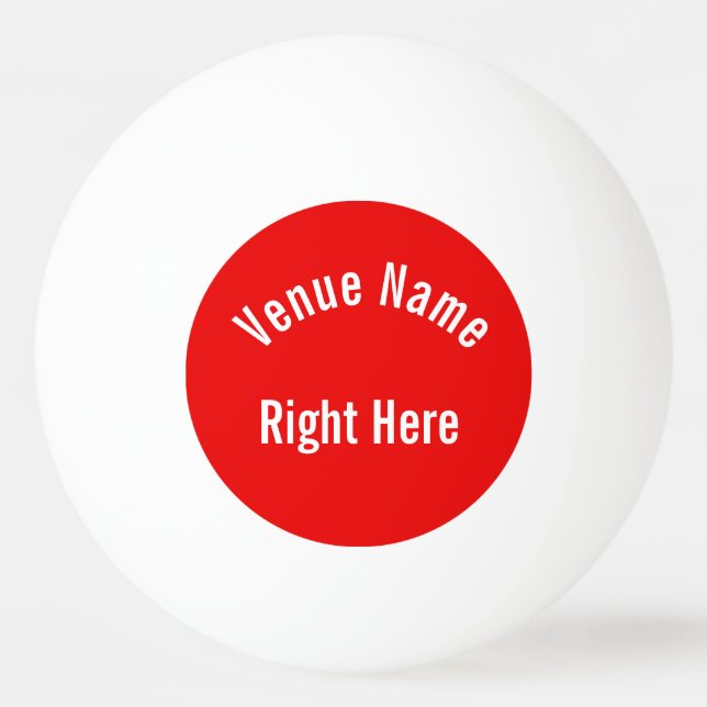 Custom Name Ping Pong Ball (Front)