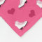 Custom name pink skates and hearts