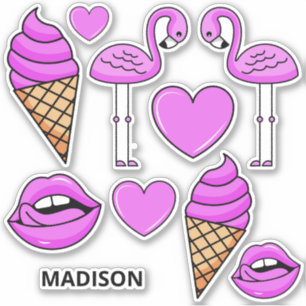 Custom name Pink Summer Things