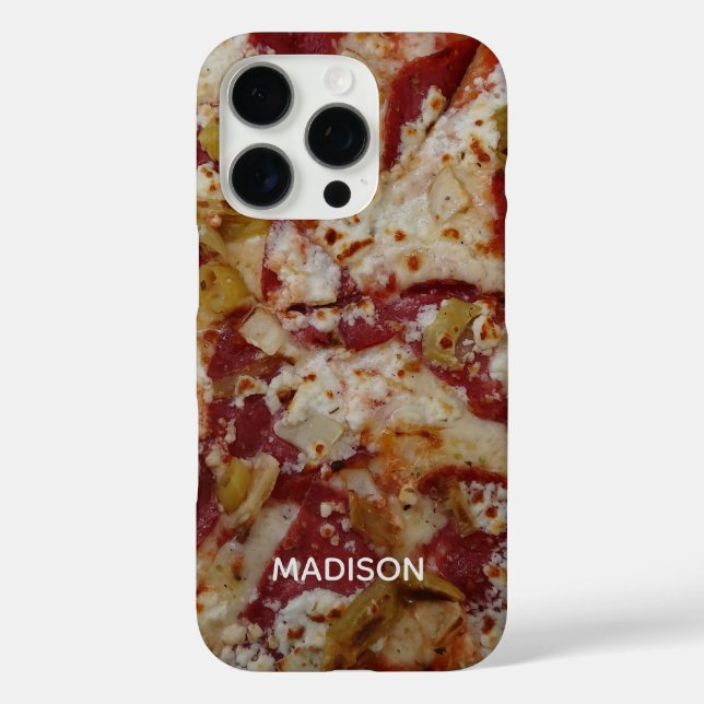 Custom name Pizza Rustica phone cases (Back)
