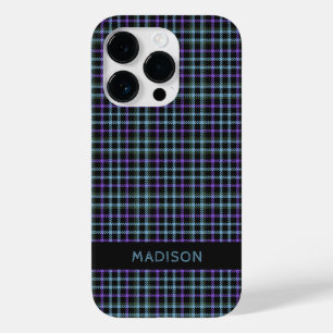 Custom Name Plaid / Tartan Pattern Case-Mate iPhone 14 Pro Case