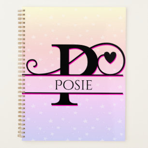 Custom Name Planner, Personalised Planner