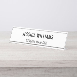 Custom Name Plate Personalised Desk Name Sign