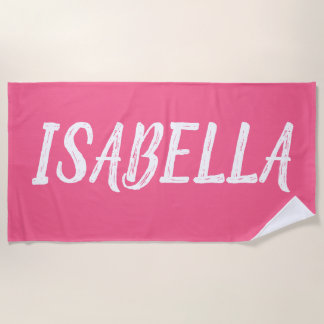 Custom Name Pool Birthday Personalised Vacation Beach Towel