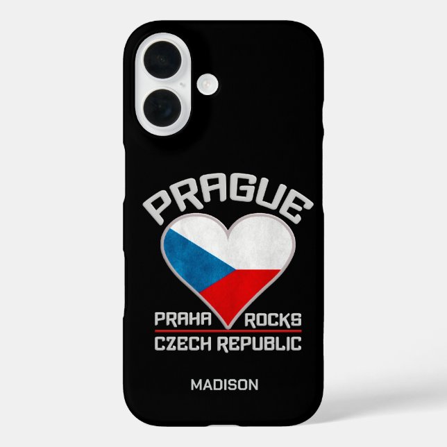 Custom Name Prague (Praha) Case-Mate iPhone Case (Back)