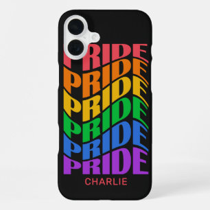 Custom Name Pride iPhone 16 Plus Case