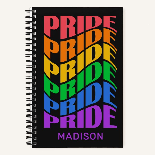 Custom Name Pride Notebook (Front)