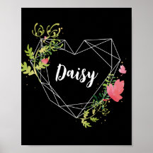 Custom Name Print | Modern Monogram Wall Art