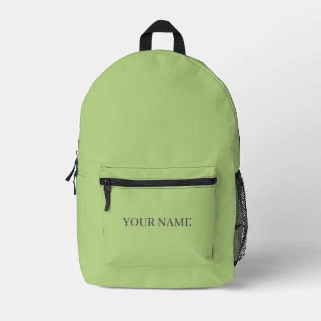 Custom Name Printed Backpack (Front)