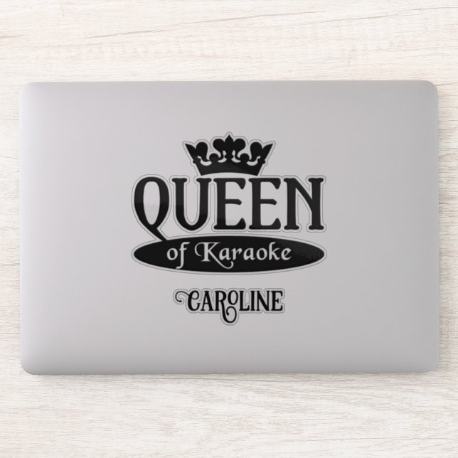 Custom Name Queen of Karaoke (Computer)