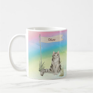 Custom Name Ragamuffin Cat Pet Coffee Mug