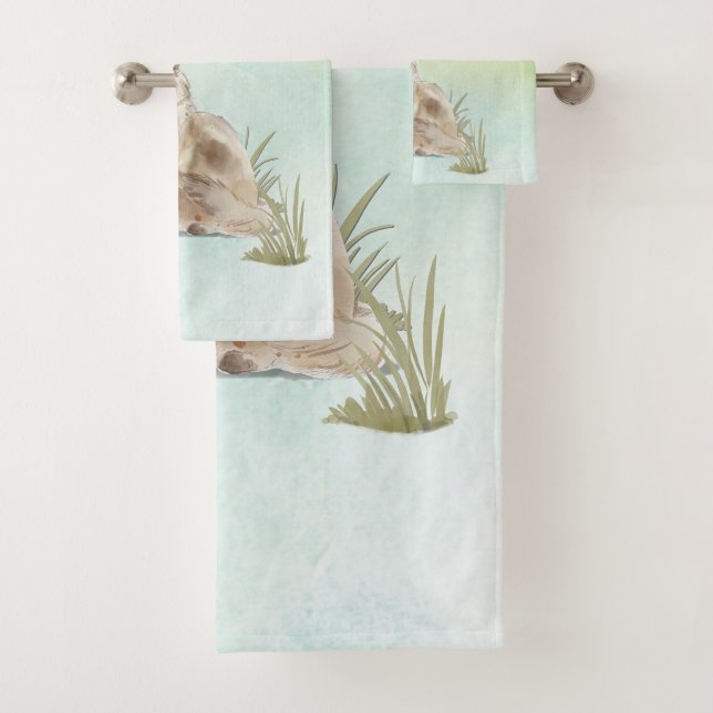 Custom Name Ragdoll Cat Pet Bath Towel Set (Insitu)