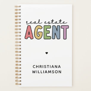 Custom Name Real Estate Agent Realtor Gifts Planner