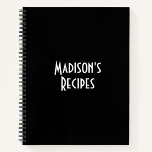 Custom Name Recipe Book Mother's day Birthday gift