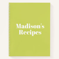 Custom Name Recipe Book Mother's day Birthday gift