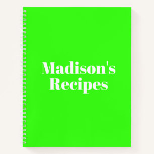Custom Name Recipe Book Mother's day Birthday gift