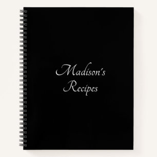 Custom Name Recipe Book Mother's day Birthday gift