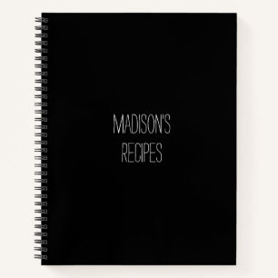 Custom Name Recipe Book Mother's day Birthday gift