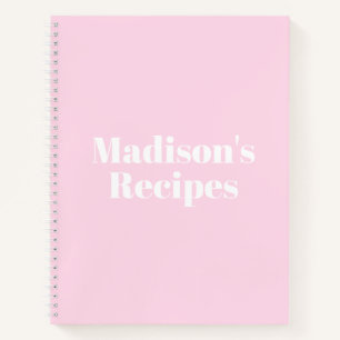 Custom Name Recipe Book Mother's day Birthday gift