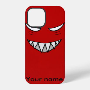 Custom Name Red Evil Grin iPhone 12 Pro Case