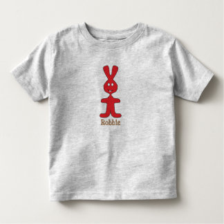 custom name red rabbit toddler T-Shirt