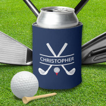 Custom Name Red White Blue Golf