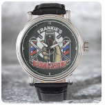 Custom NAME Retro Barber Shop Pole Barbershop Watch<br><div class="desc">Custom NAME Retro Barber Shop Pole Barbershop Hair Clippers Design - Click on "Personalise this Template" to customise your Name or Custom Text.</div>