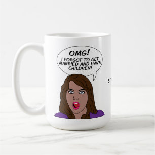 Custom name RETRO COMICS Coffee Mug