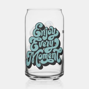 Custom Name Retro "Free Spirit" Can Glass