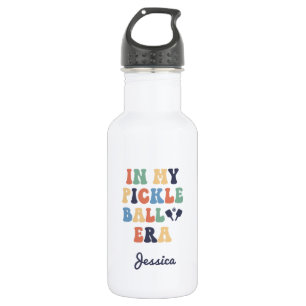 Custom Name Retro In my Pickleball Era 532 Ml Water Bottle