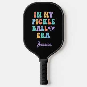 Custom Name Retro In my Pickleball Era Paddle