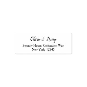 Custom Name Return Address Self-Inking Stamp