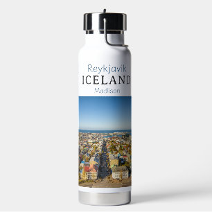 Custom Name Reykjavik Iceland Water Bottle