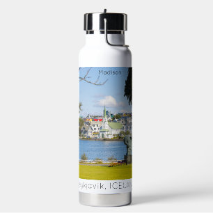 Custom Name Reykjavik Iceland Water Bottle
