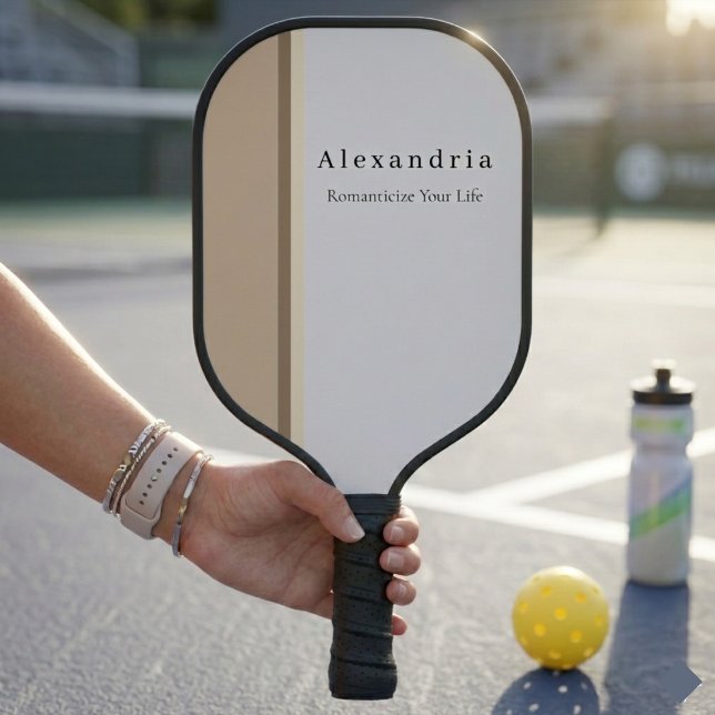 Custom Name Romanticise Your Life Pickleball Paddle (Creator Uploaded)