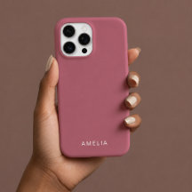 Custom Name Rose Gold iPhone Case