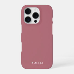 Custom Name Rose Gold iPhone Case
