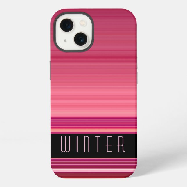 Custom name rose gold iPhone case (Back)