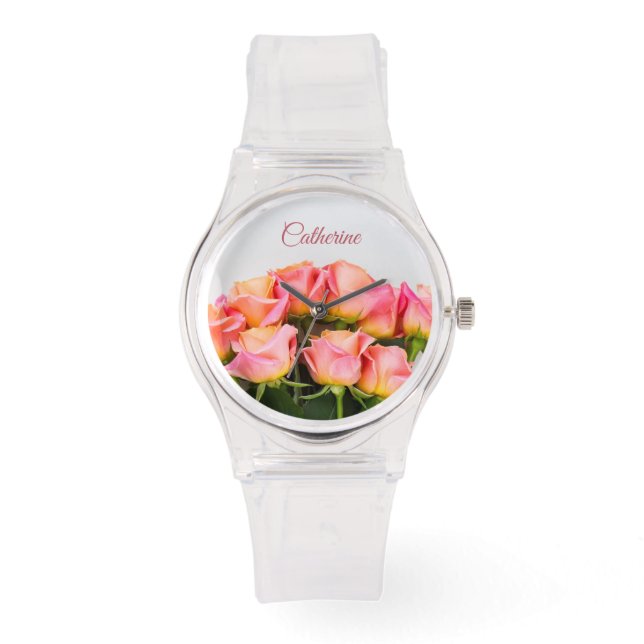 Custom name Roses Watch (Front)