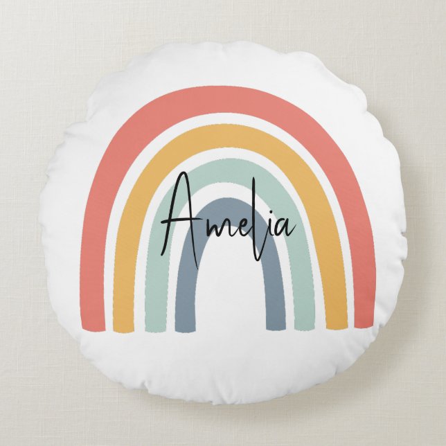 Custom Name Round Cushion (Front)