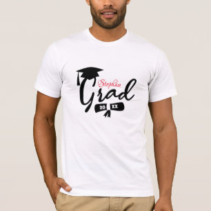 Custom Name School Year Personalized Graduation T-Shirt