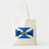 Custom Name Scottish flag btcnt