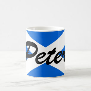 Custom Name Scottish Flag mugcnt Coffee Mug