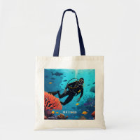 Custom Name Scuba Diver