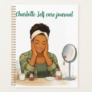 Custom name Self care journal Planner