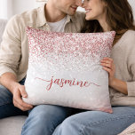 Custom Name  Shining Bright Hd Gift Throw Pillow<br><div class="desc">Celebrate love and togetherness with this beautiful romantic couple throw pillow. Featuring a heartfelt photo design printed edge-to-edge, this square cushion adds warmth and charm to any bedroom, living room, or cosy corner. Perfect as a wedding gift, anniversary present, engagement surprise, Valentine’s Day gift, or romantic home décor accent. The...</div>
